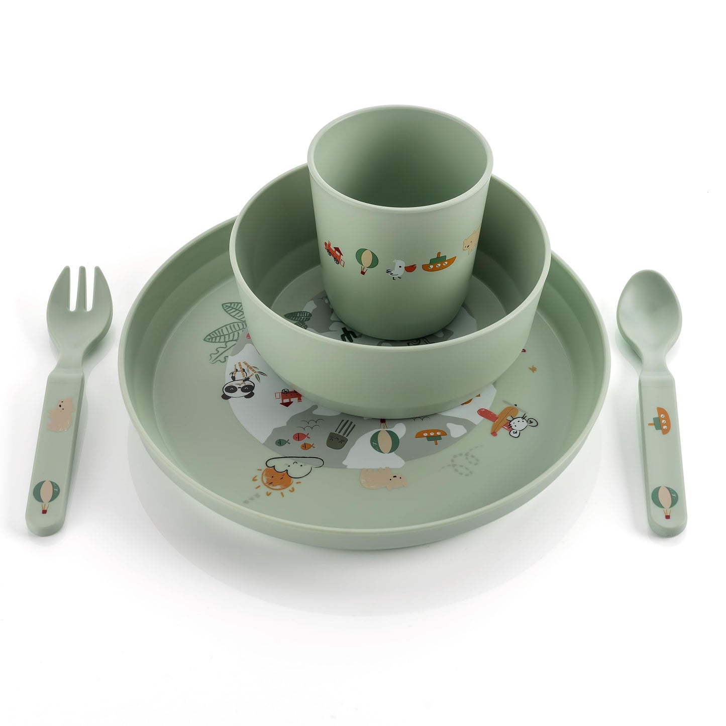 Kindergeschirr-Set (5-teilig, Little Explorer), Little Explorer