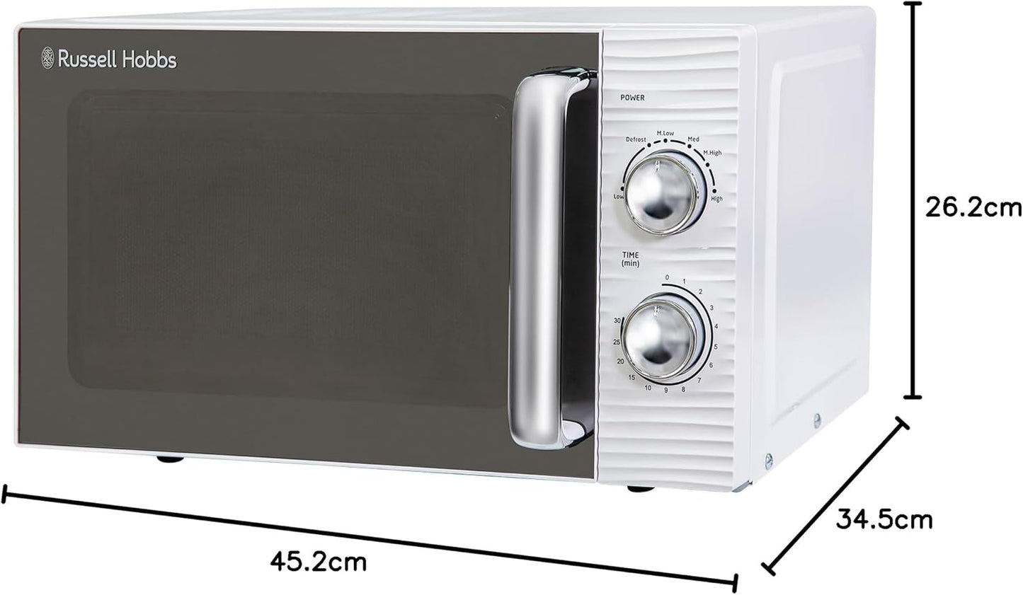 Inspire Solo Mikrowelle, 17L, 5 Leistungsstufen, Timer, Weiss