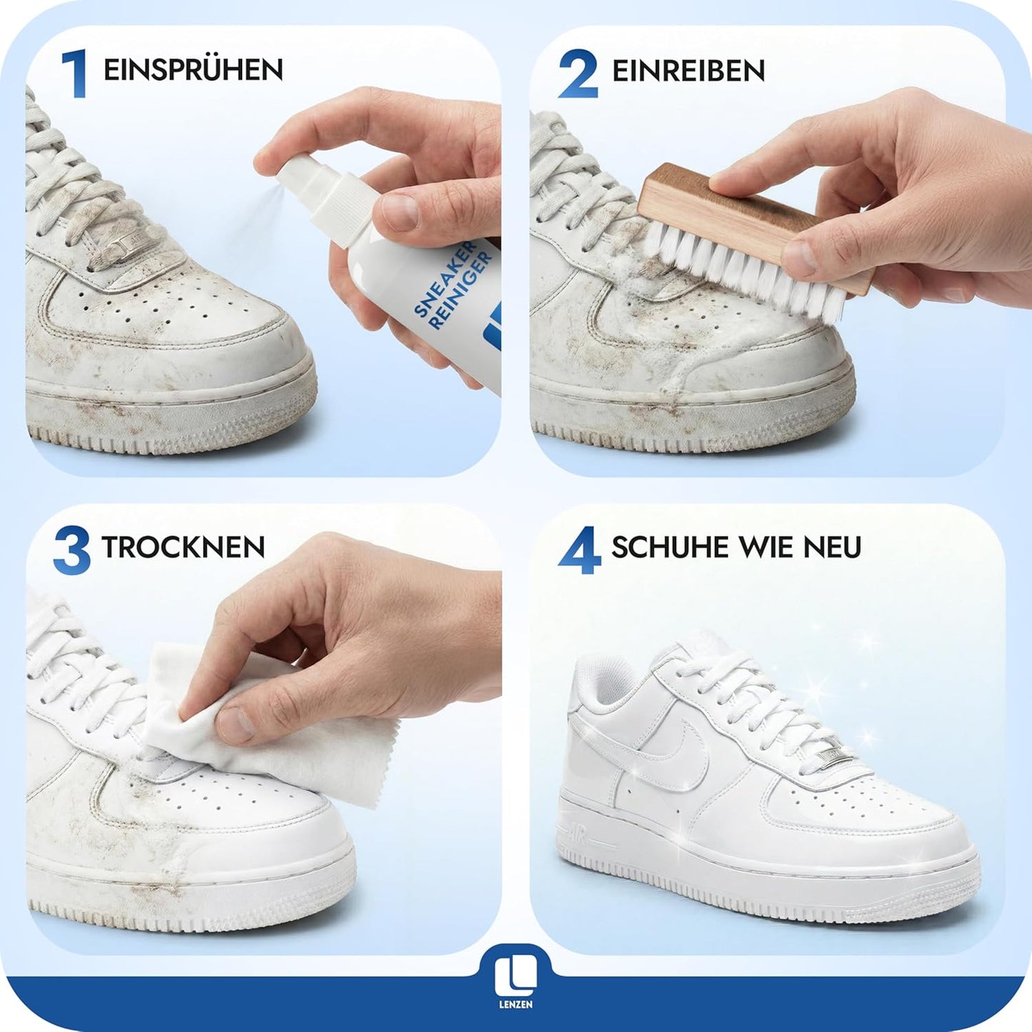 Schuhreinigungs-Set, Sneaker Reiniger Set