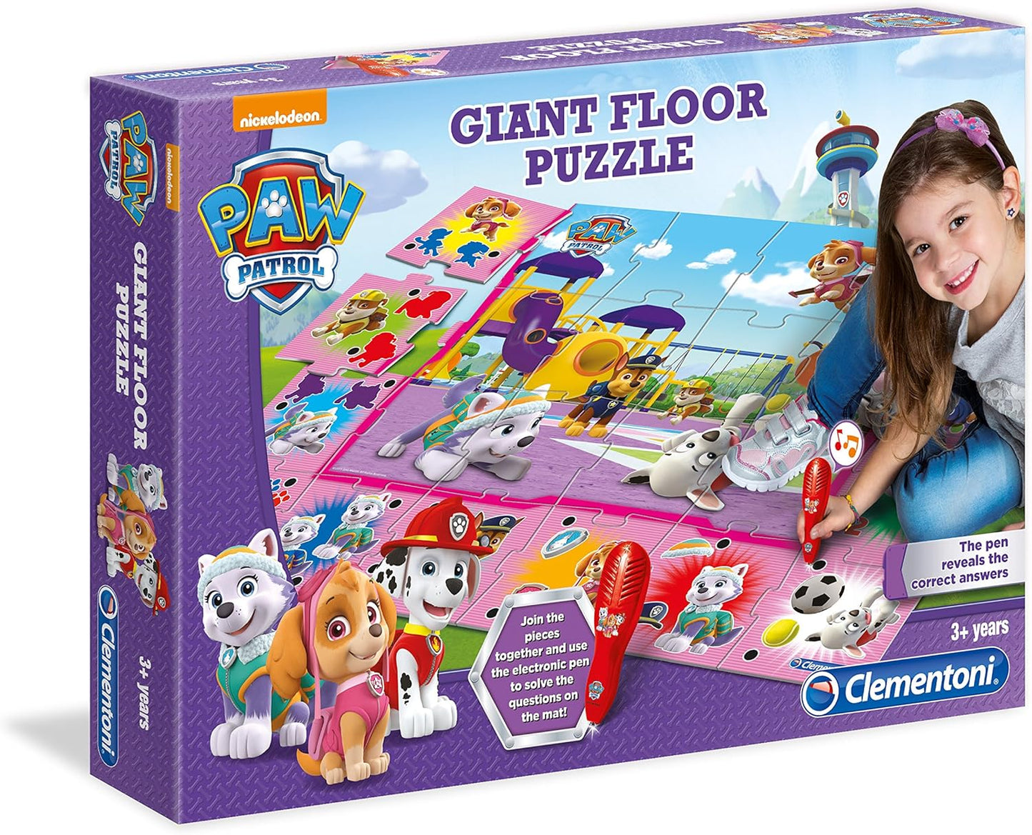Giant Floor Puzzle - Paw Patrol (Pink) (61825), Paw Patrol Girl