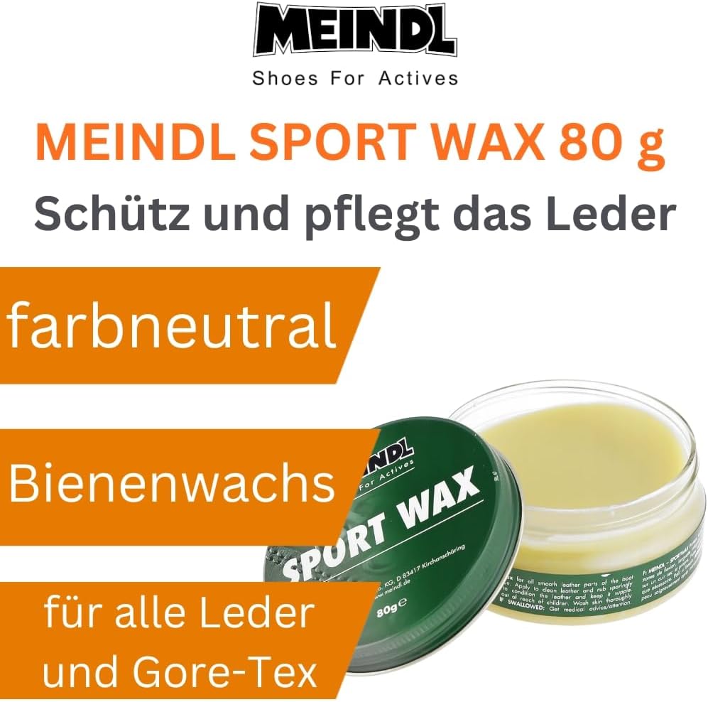 Lederpflege Set für Schuhe (Sportwax + Imprägnierer)