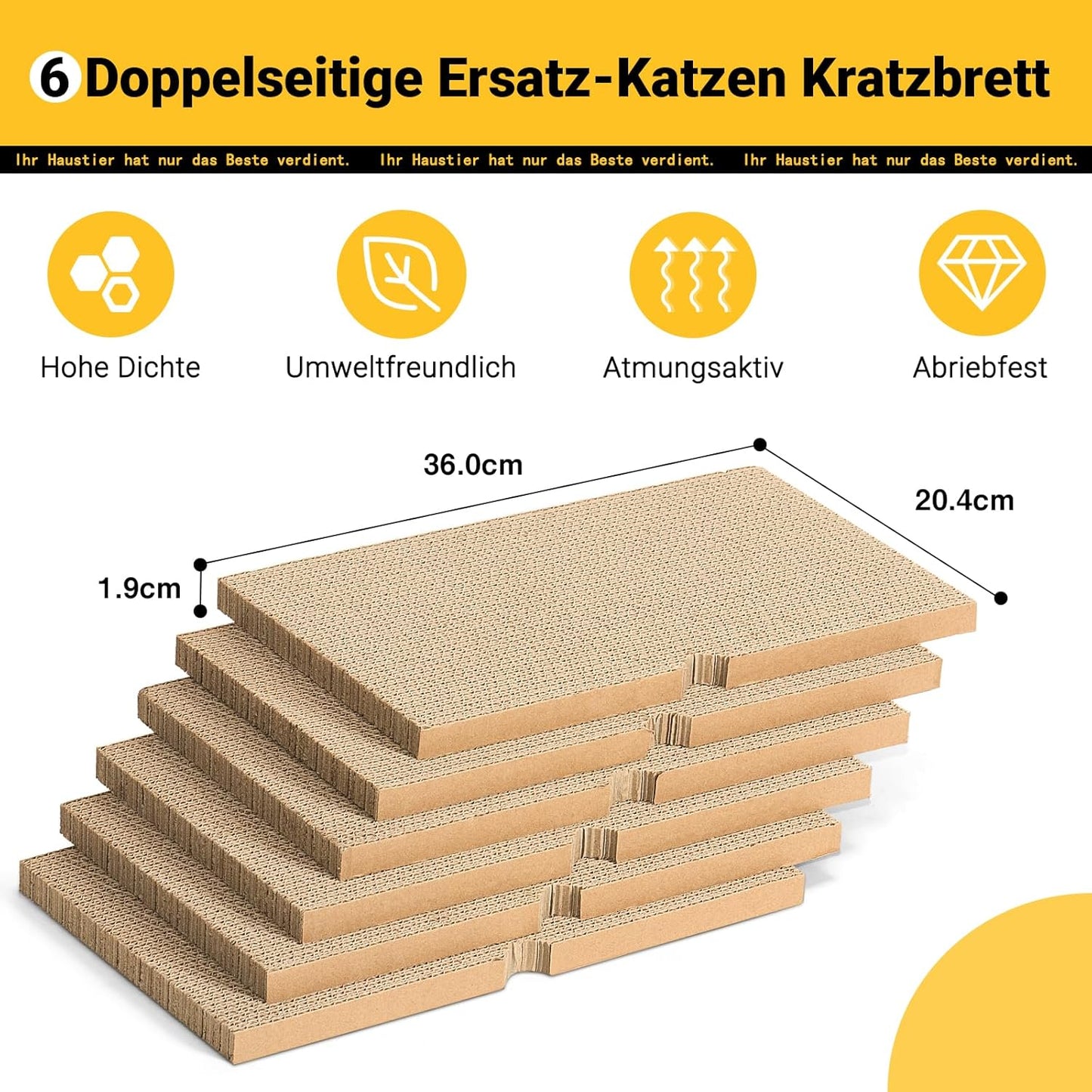 Kratzbrett-Set für Katzen, 2 Box