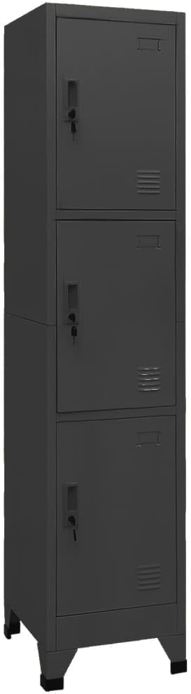 Schliessfachschrank, Anthrazit