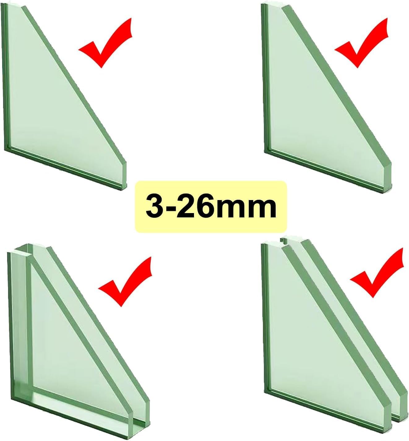 Magnetischer Fensterputzer, verstellbar 3-26mm
