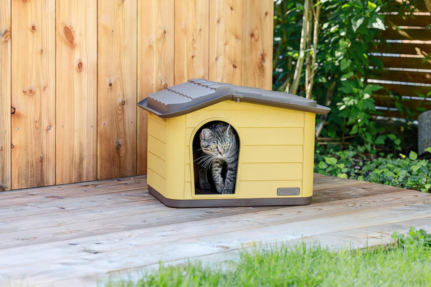 Katzenhaus Paola Eco, honey|braun 60 x 51 x 41 cm