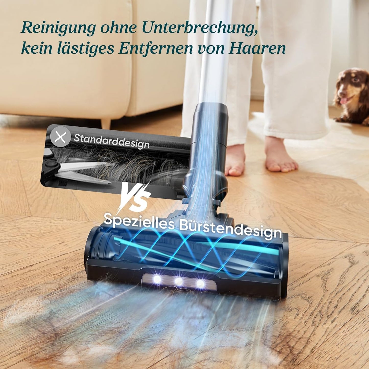 Kabelloser Akkustaubsauger, Grau 70-Minuten-Laufzeit-Upgrade LVAC 200 Max