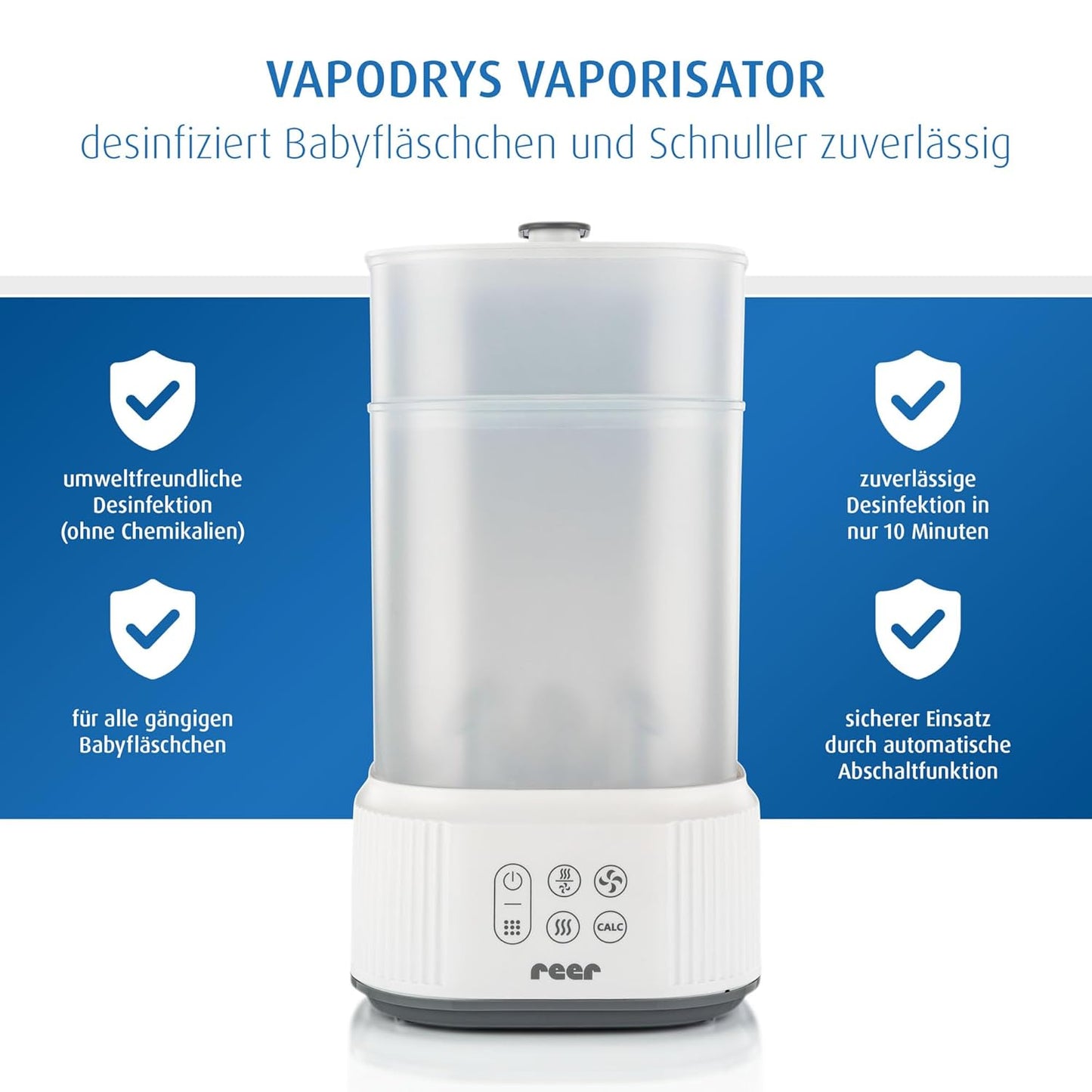 Dampfvaporisator mit Trocknungsfunktion