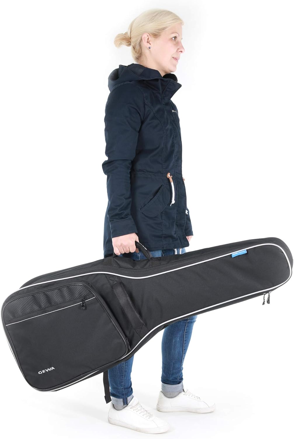Gitarrentasche Gig Bag Economy, Konzert 3/4 - 7/8 Schwarz
