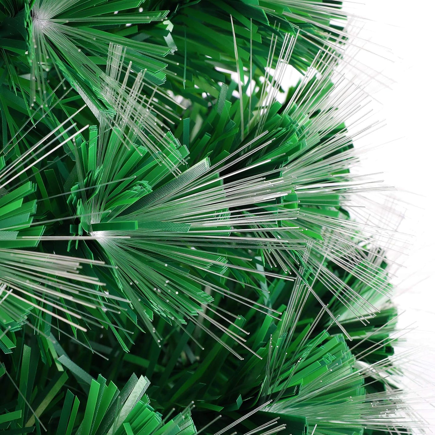 Künstlicher Weihnachtsbaum mit 260 LEDs, 210cm, Led Glasfaser Weihnachtsbaum