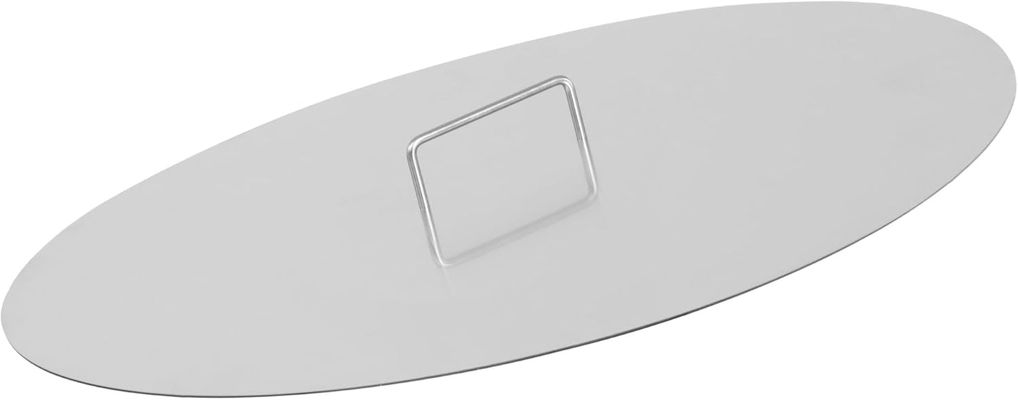 Feuerschalendeckel 80 cm, Edelstahl, nur Deckel Ø 80 cm