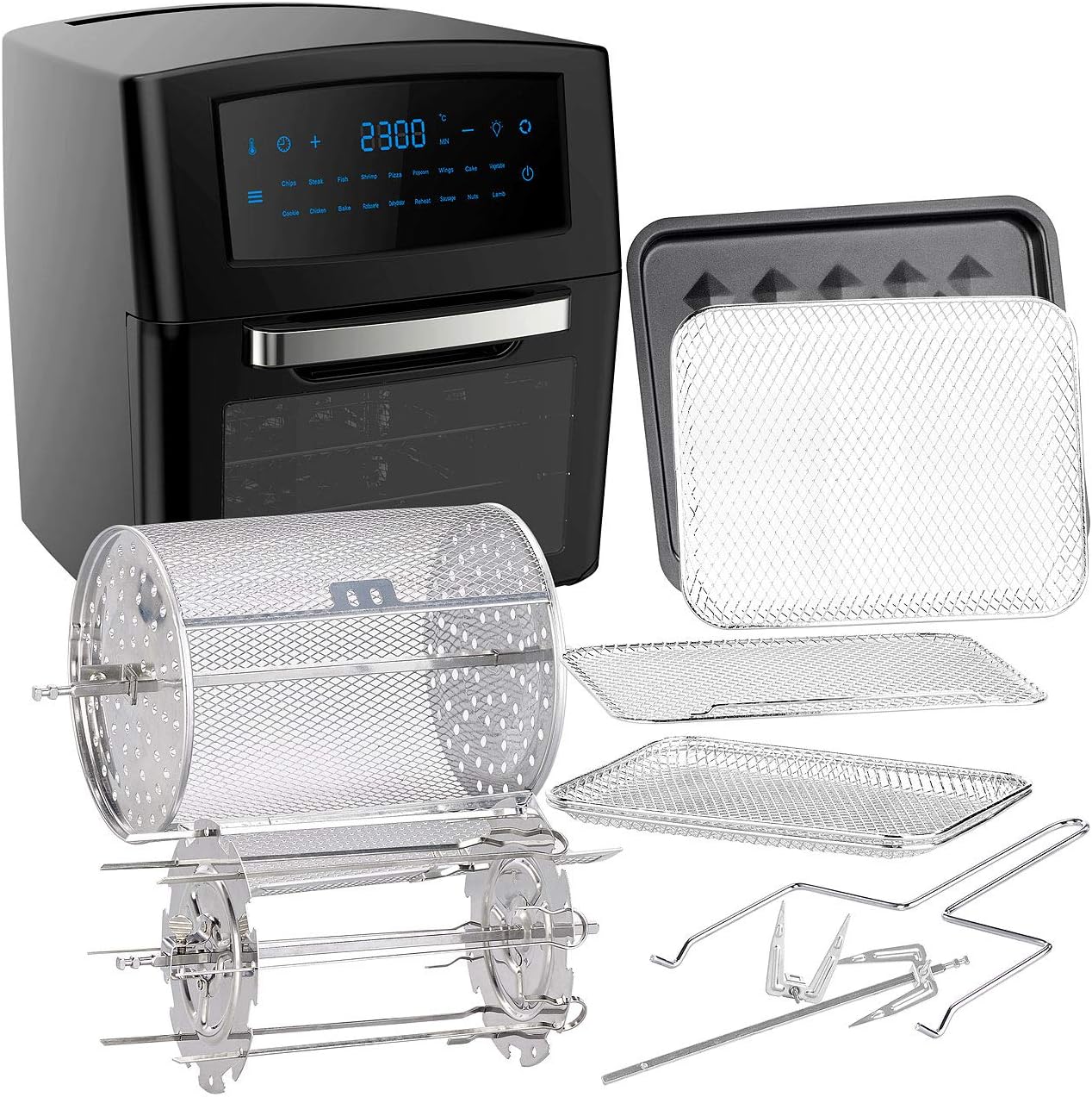 Digitale XXL-Heissluftfritteuse & Mini-Backofen