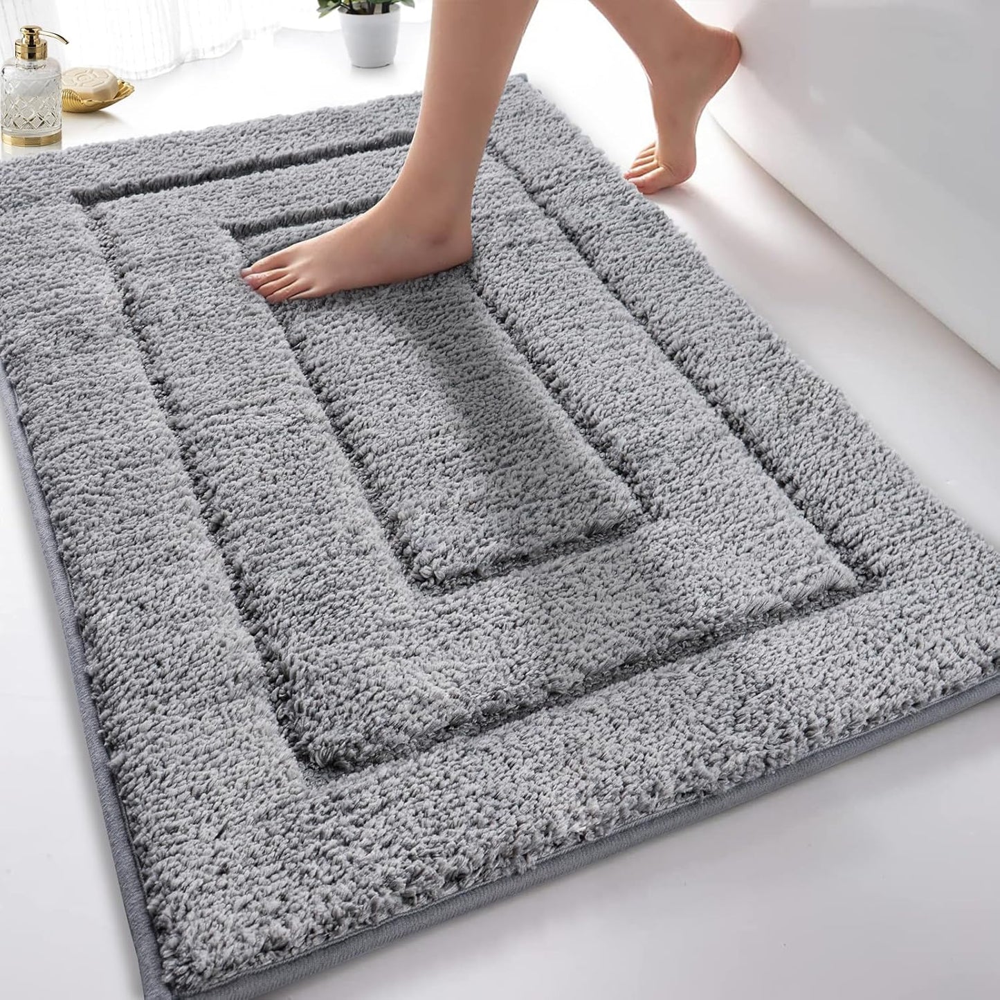 Rutschfester Badezimmerteppich, 70 x 120 cm