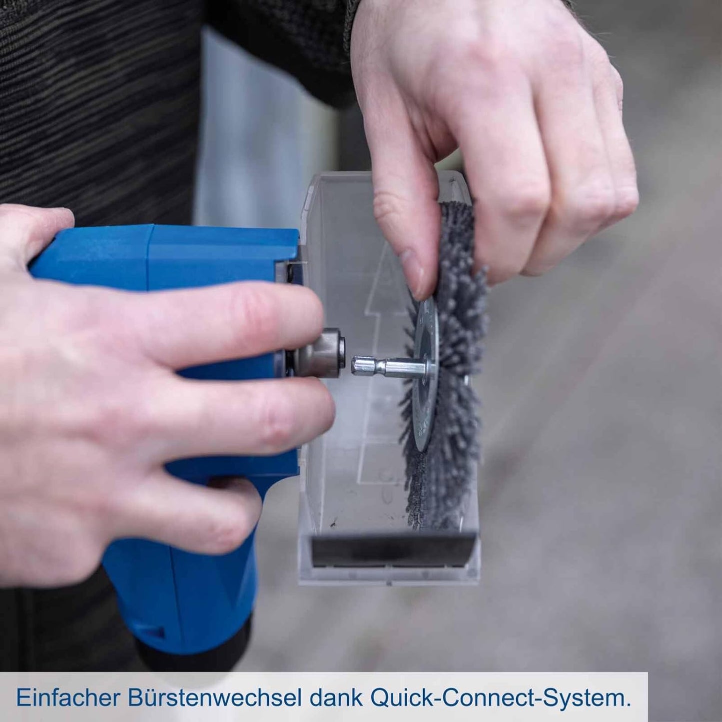 Akku Unkrautbürste C-FR100-X, mit 2Ah Akku & Ladegerät