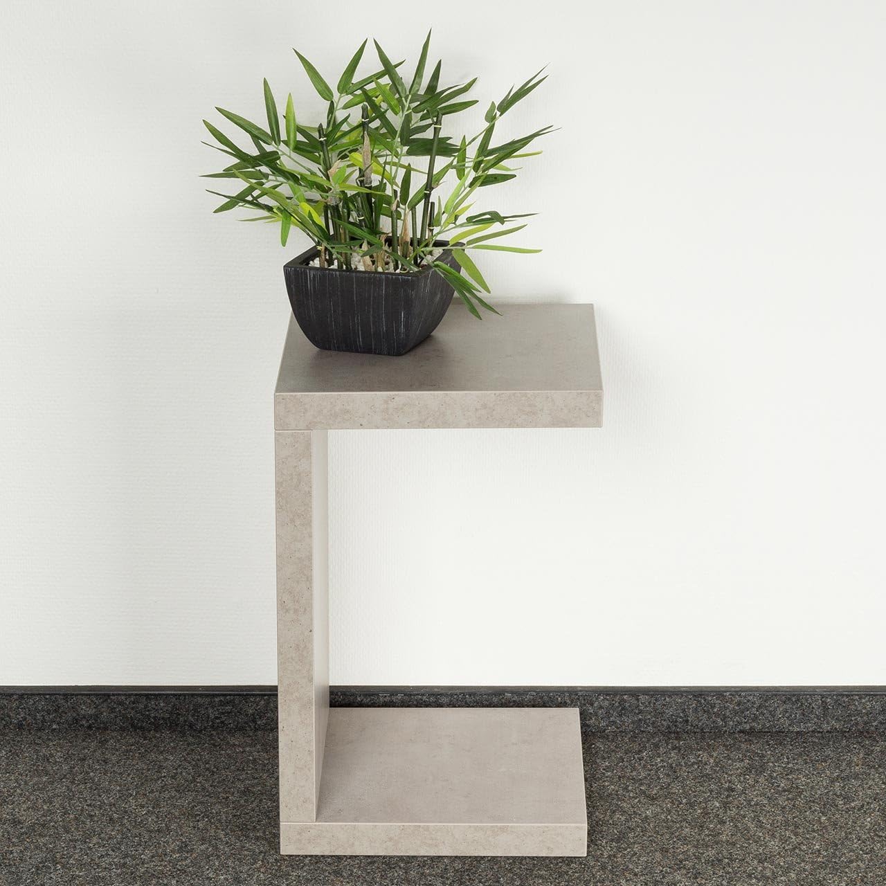 Beistelltisch Coco in Betonoptik (32 x 50 x 32 cm), Betonoptik