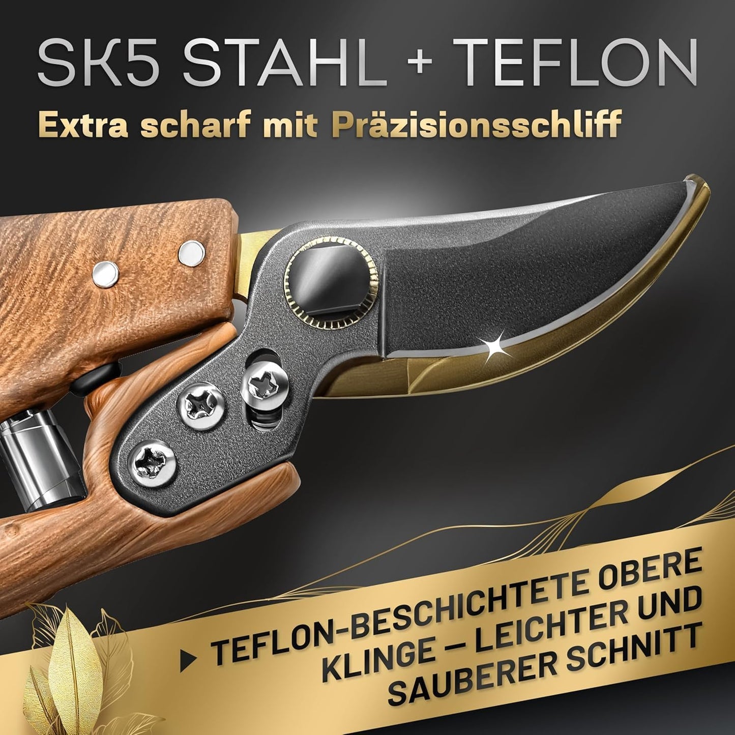 Black Forest Edition - Astschere Bypass-Schere mit Holster