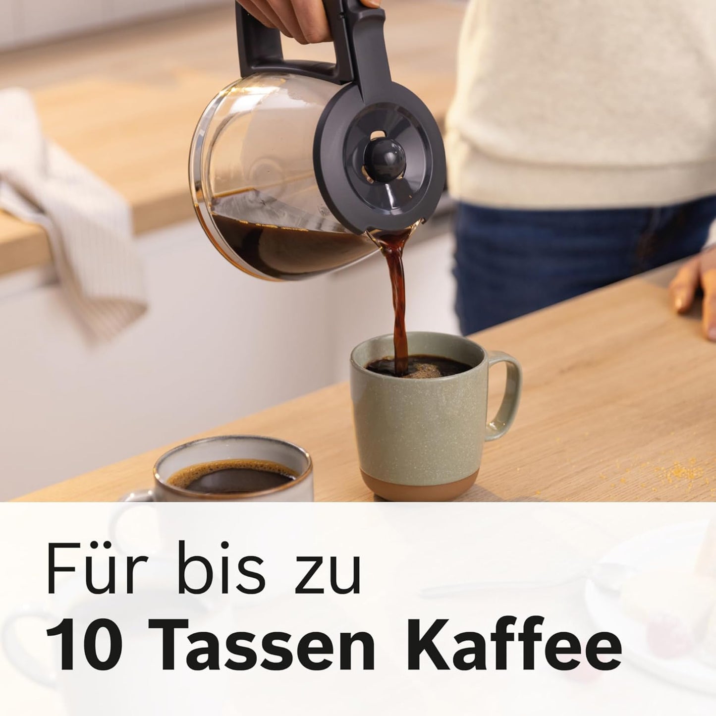 Filterkaffeemaschine MyMoment mit Glaskanne 1,25 L, ohne Aromastufe Rot