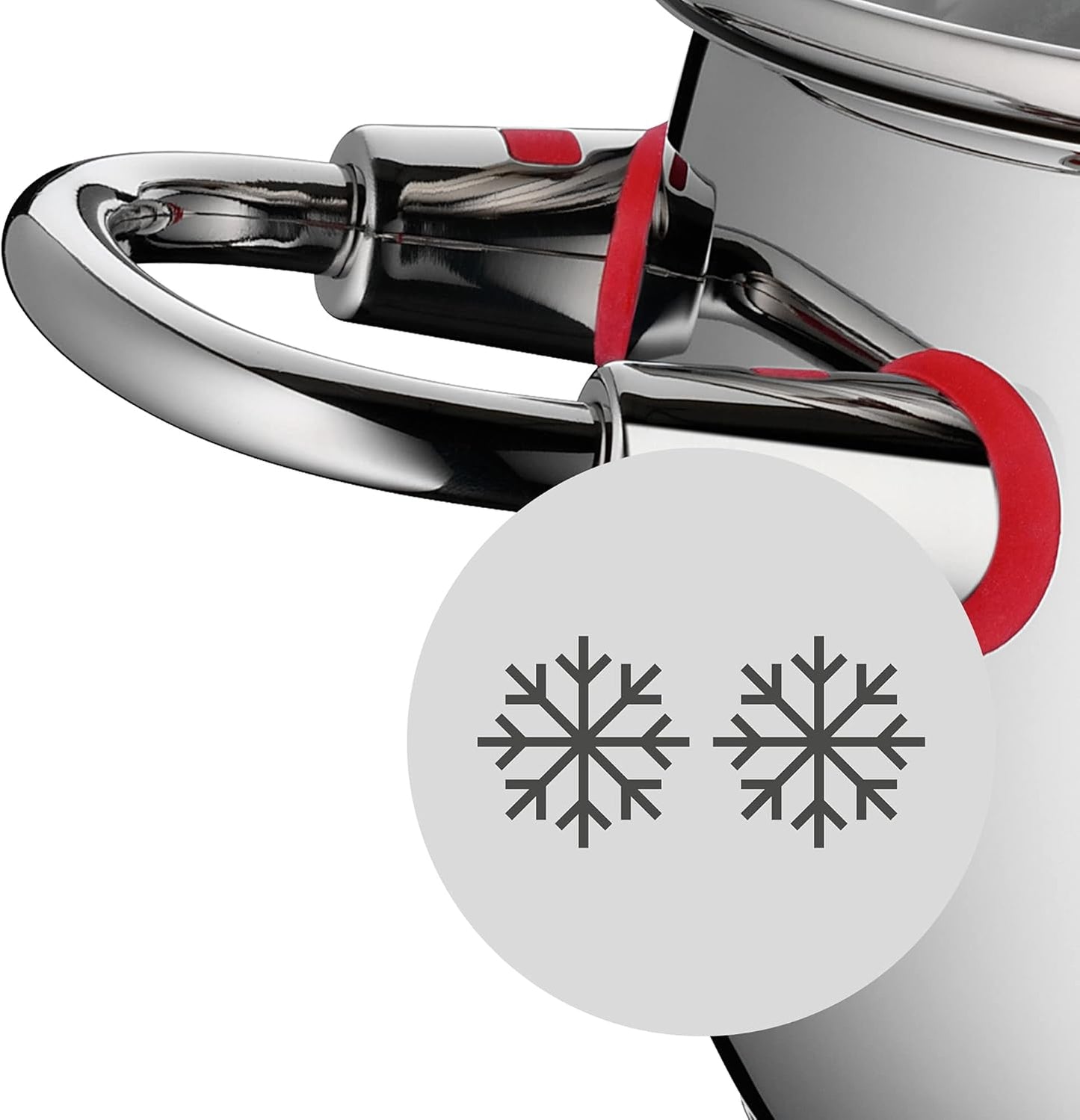 6-teiliges Topfset mit Glasdeckel