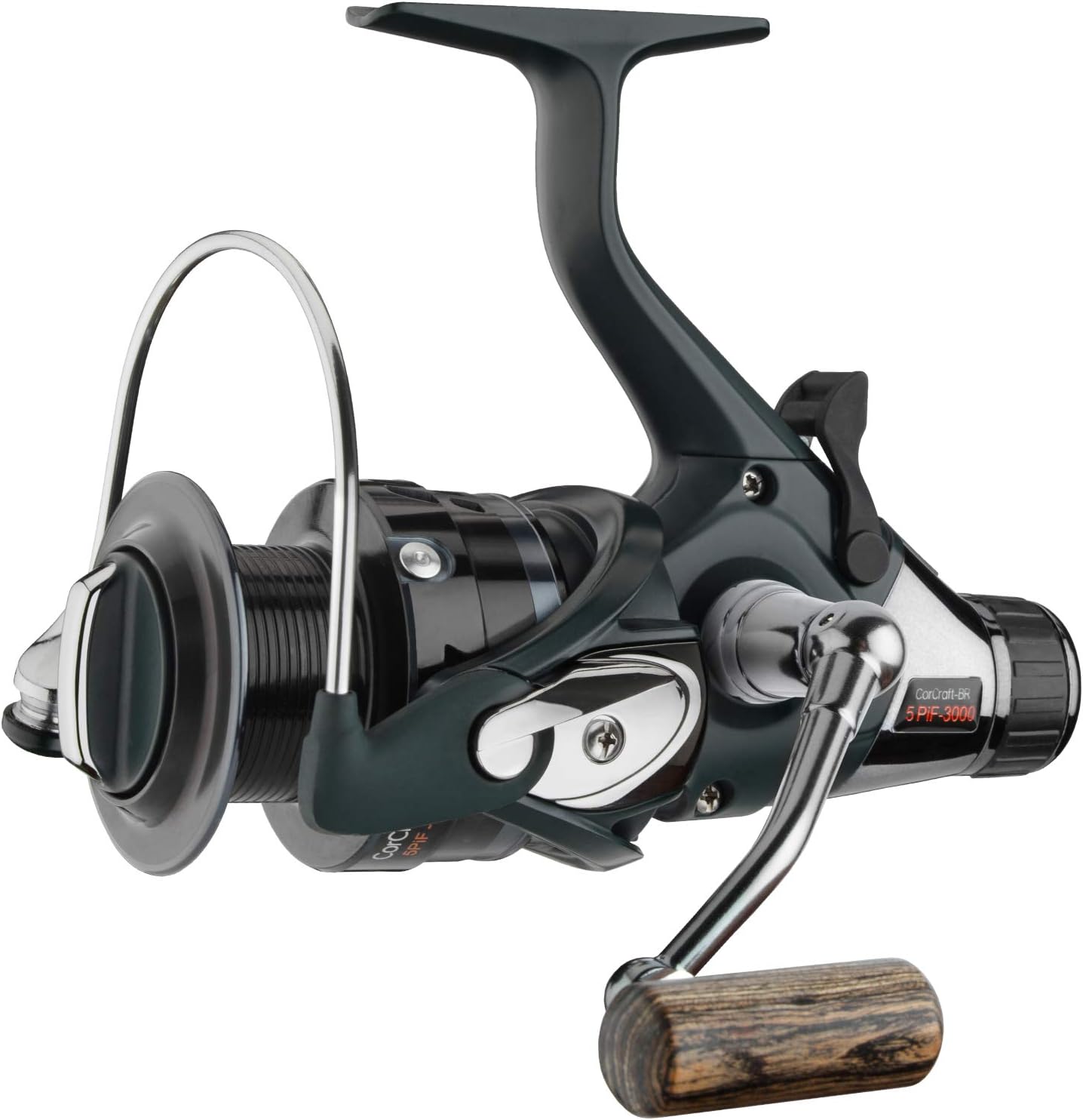 Freilauf-Angelrolle Corcraft BR 5PiF mit Frontbremse, 4000