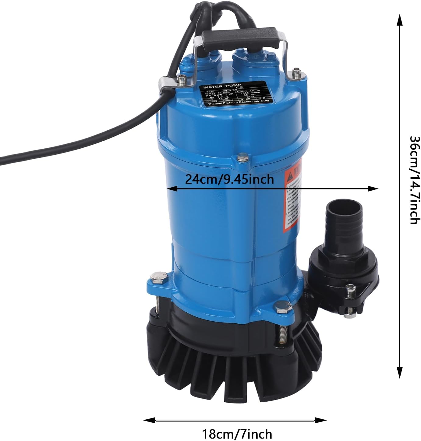 Tauchpumpe NHS750, Blau