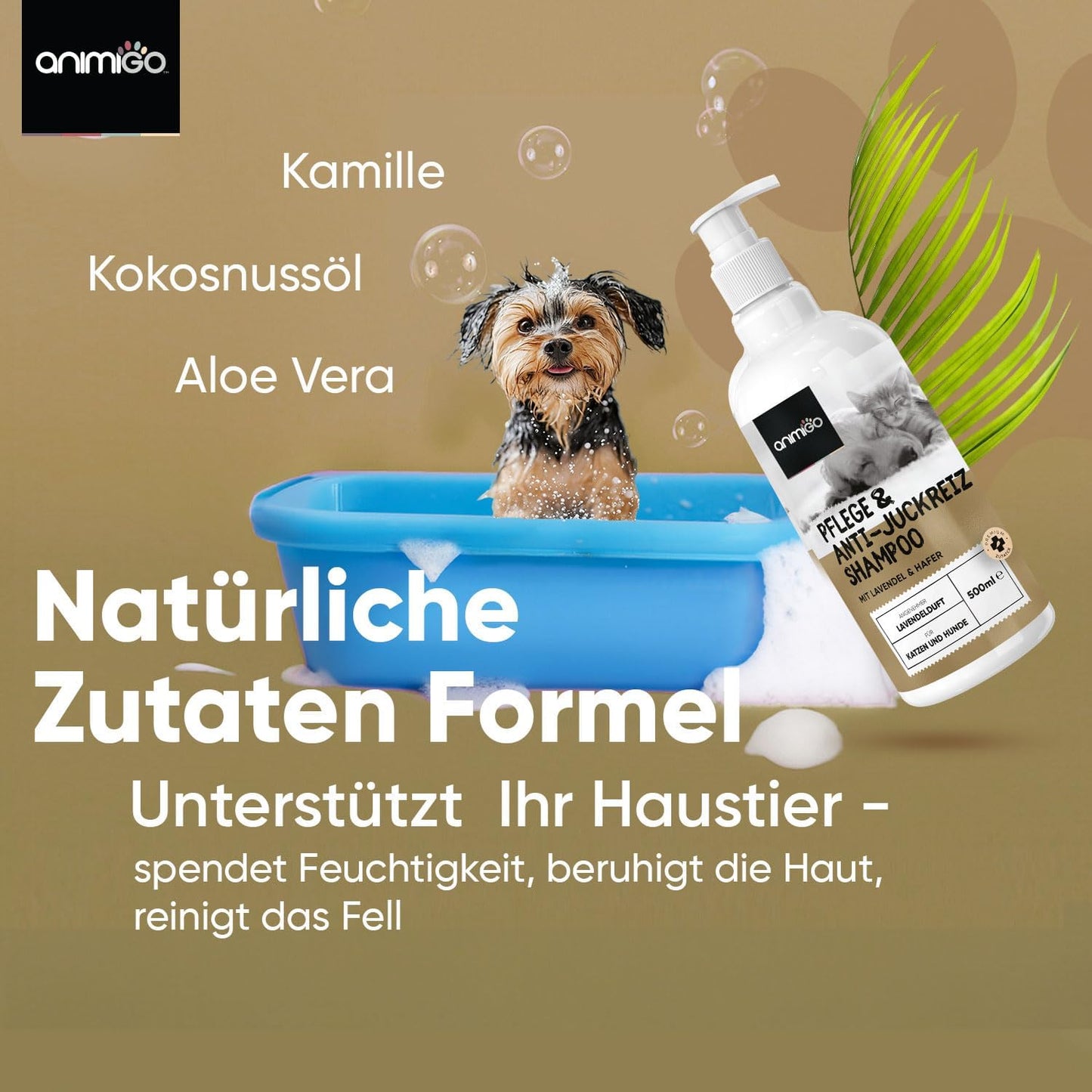 Hundeshampoo gegen Juckreiz (500ml), Shampoo