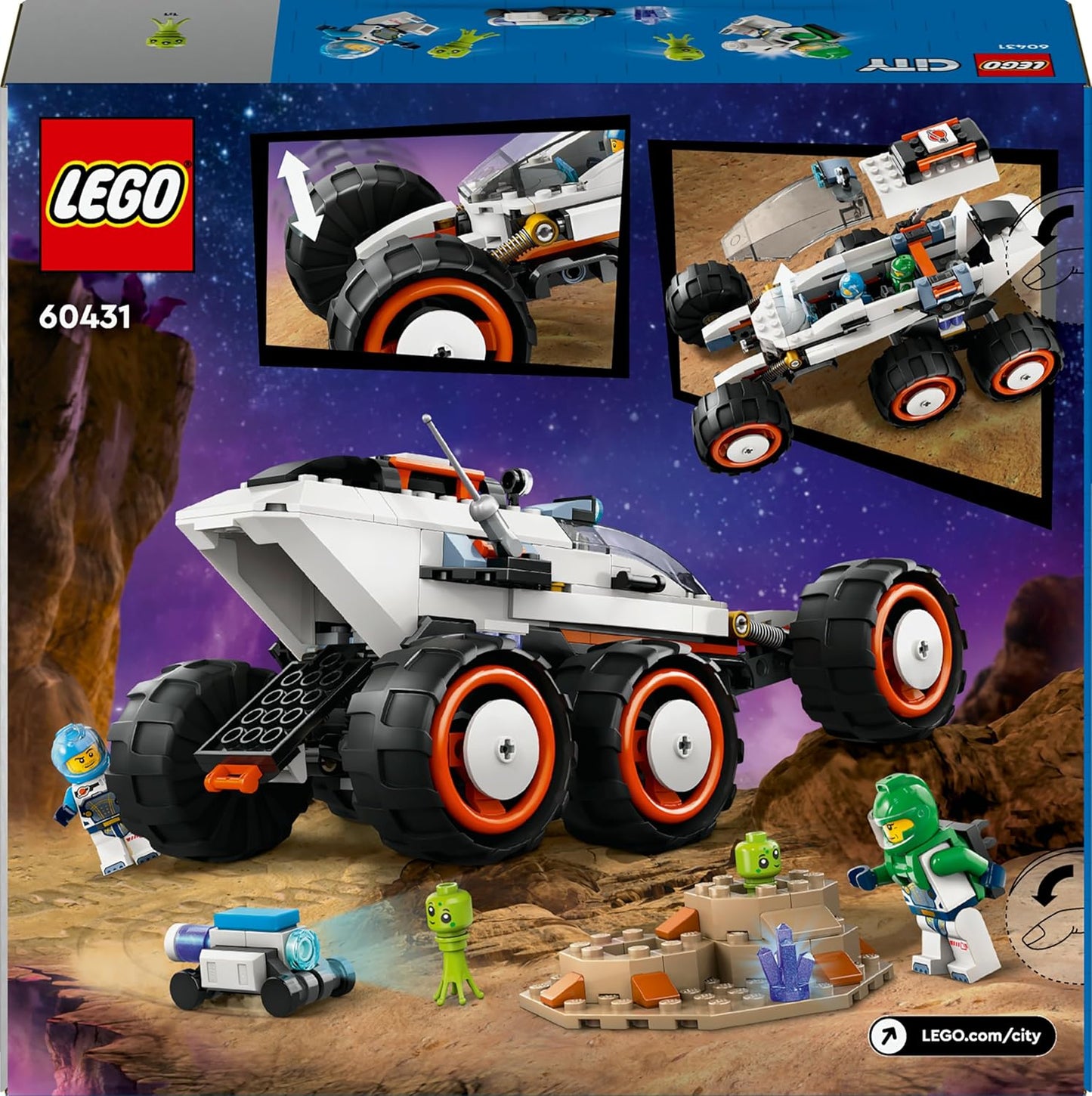 City Weltraum-Rover mit Ausserirdischen (60431), Single
