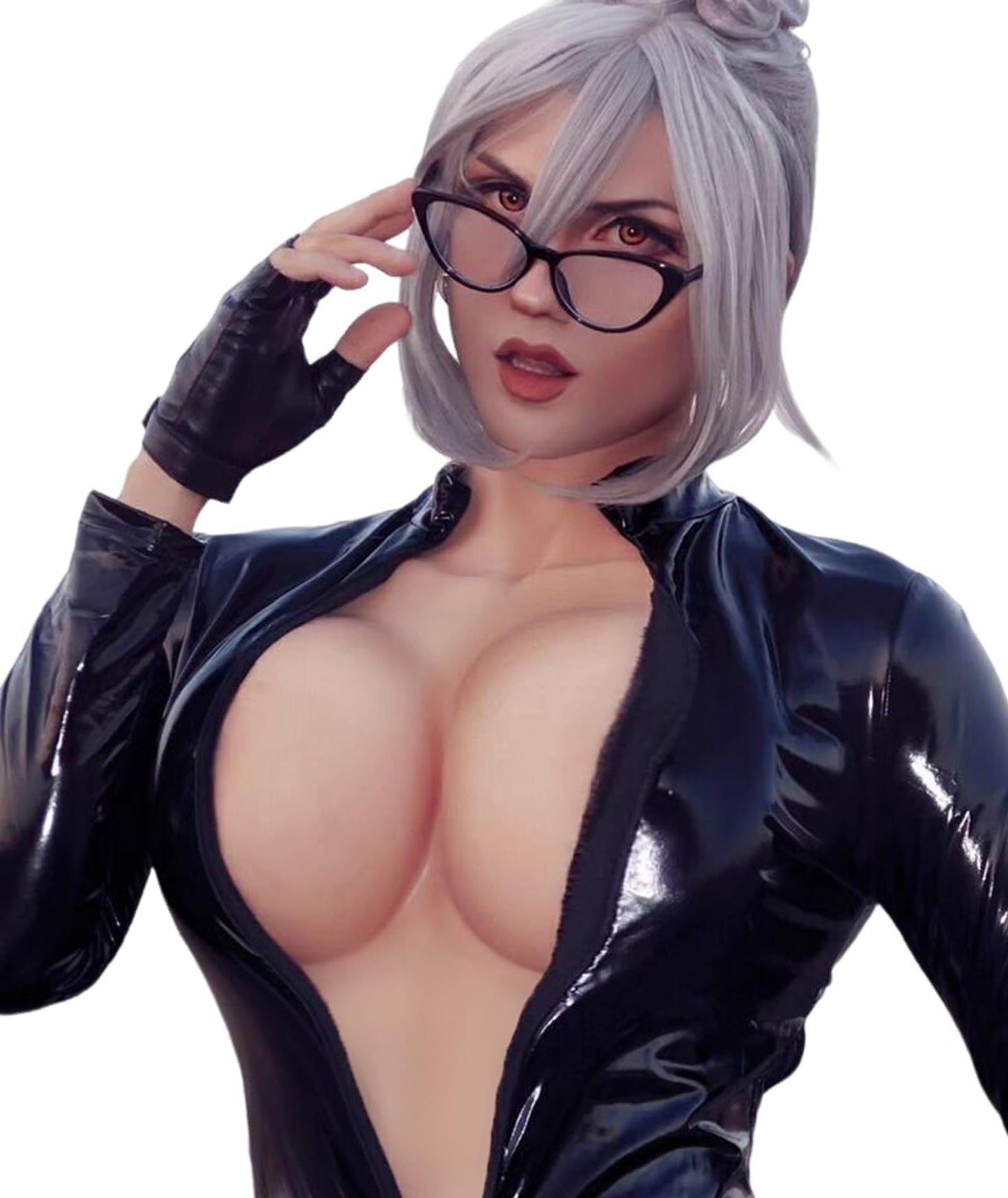 Silikon Brustformen für Crossdresser & Cosplay, D-Cup, D cup-Flüssig Silikon Füllung Elfenbeinweiss