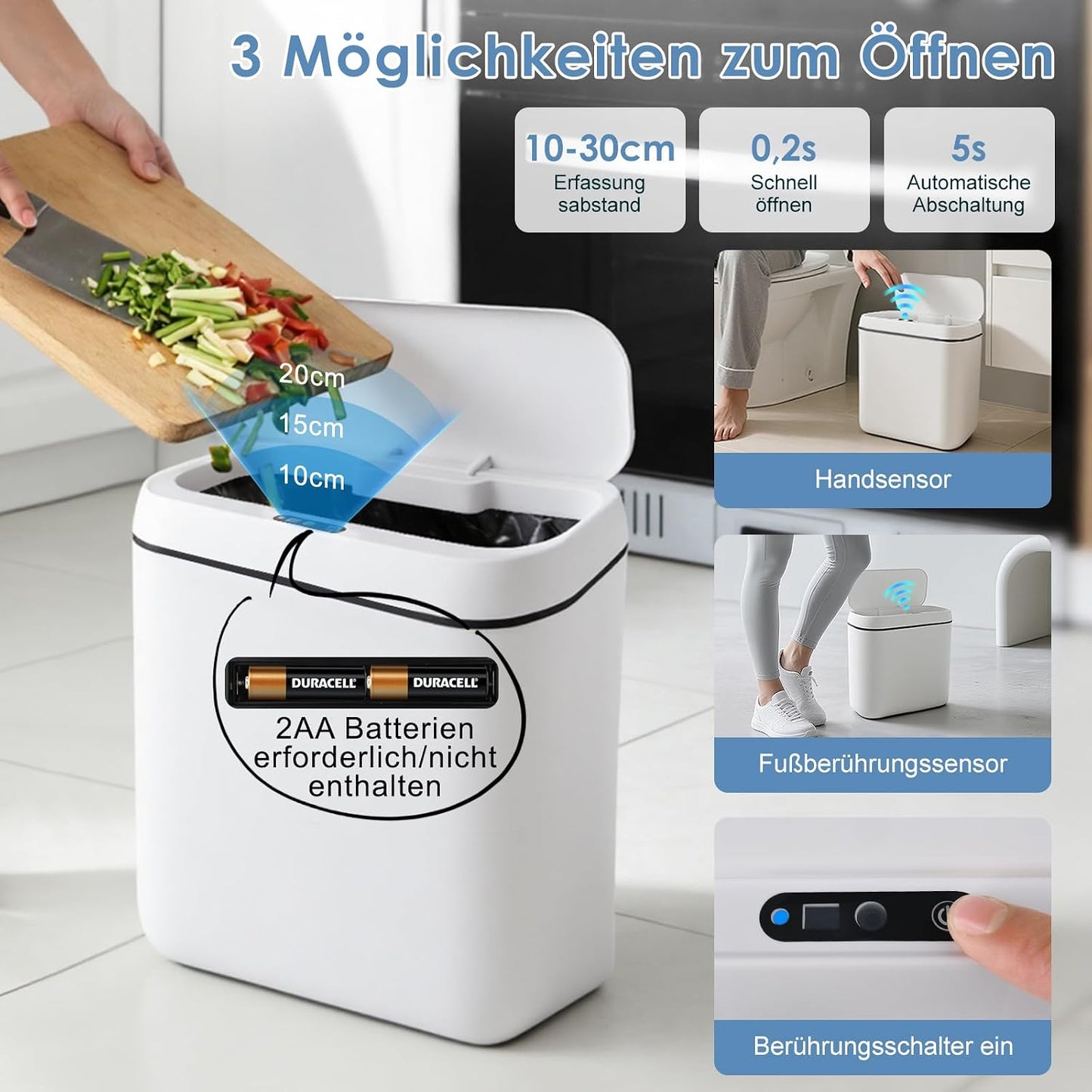 Automatik Sensor-Mülleimer