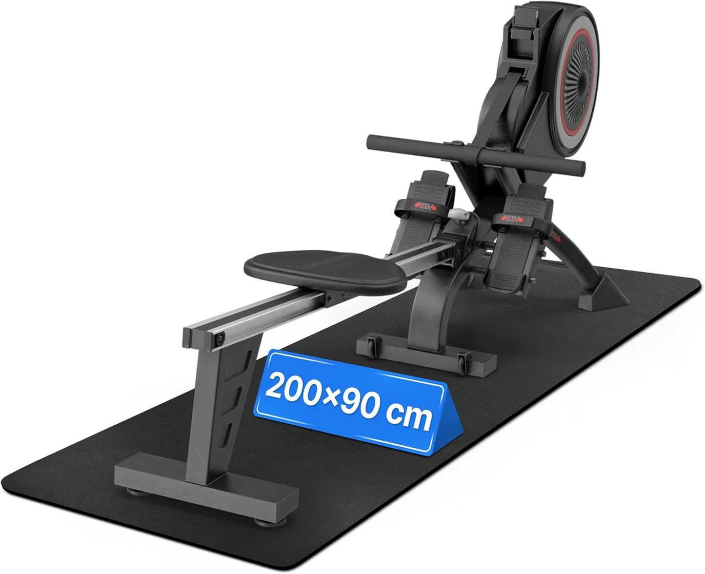 Bodenschutzmatte für Fitnessgeräte, 200 x 90 cm