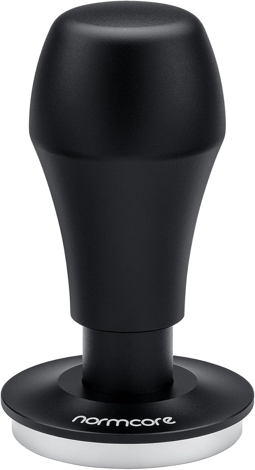 Kaffeestampfer mit Klick-Feedback, Schwarz 51mm Flat Base