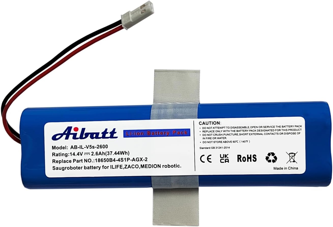 Ersatzakku für iLife Staubsaugerroboter (2600mAh)