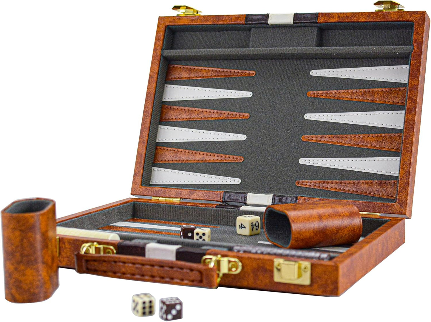 Backgammon Spielset, Braun-11 Zoll
