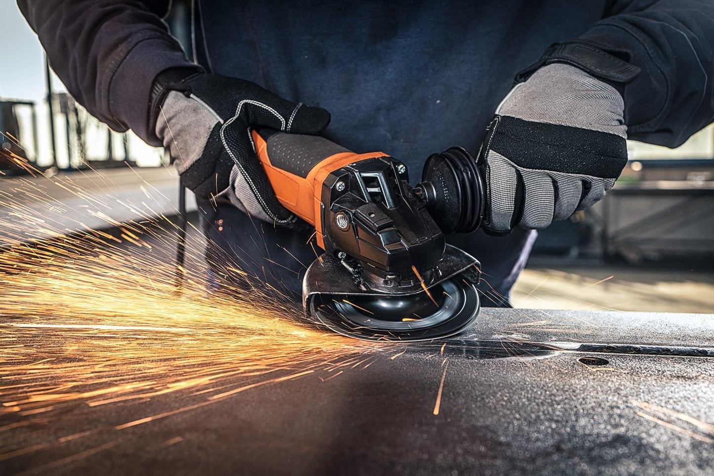 Compact-Winkelschleifer CG13-125V mit variabler Drehzahl, Winkelschleifer CG13-125V