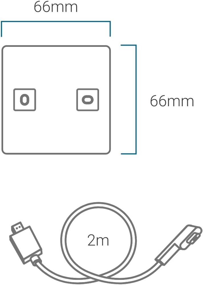 Wandhalterung für Wetterstation, Wandmontage-Set (ab 2. Generation)