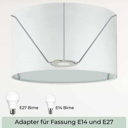 Lampenschirm, Weiss Ø25cm | Höhe 17,2cm