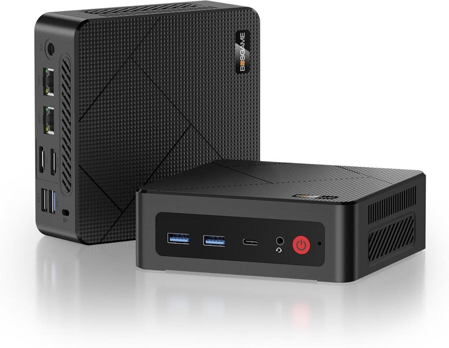 Mini-PC E4 mit Windows 11 Pro, Ryzen 5, 16GB RAM, 3550H 16G+1T-Dual Lan