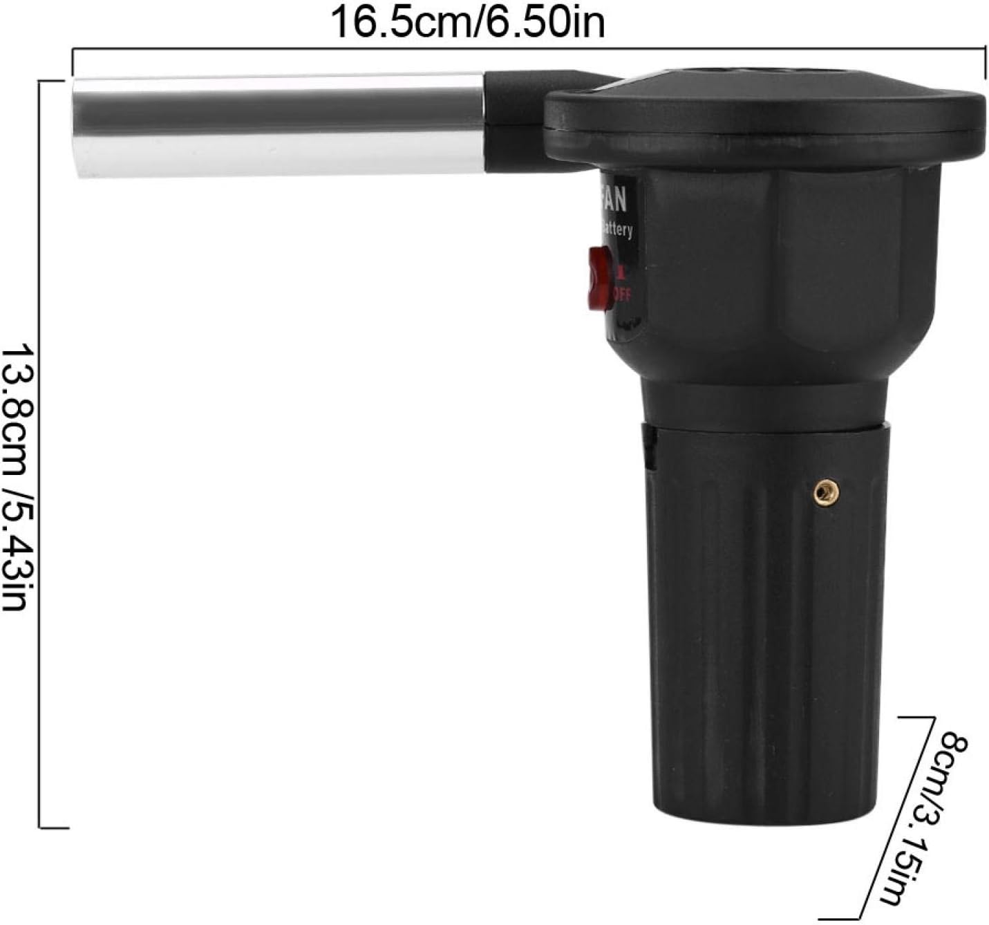 Tragbarer BBQ Ventilator für Camping & Grillen