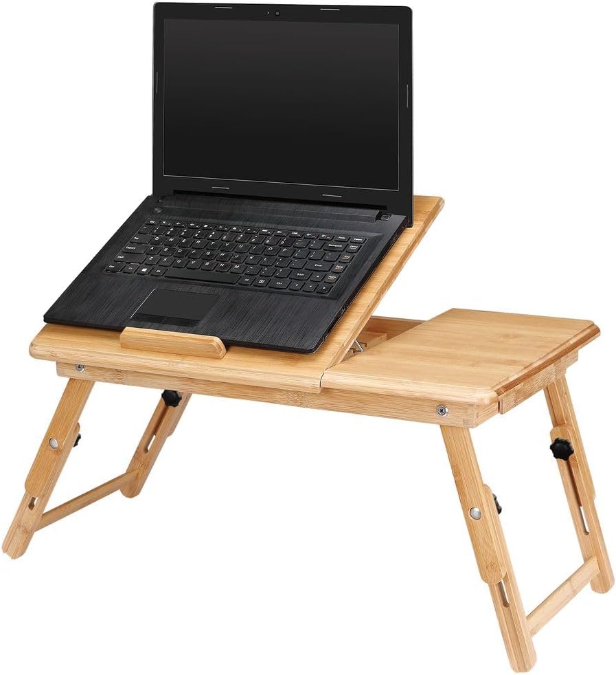 2er-Set höhenverstellbarer Laptoptisch mit Lüftung, 2