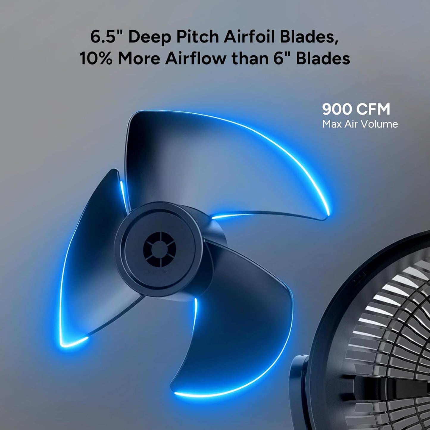 Leiser Tischventilator mit Oszillation (8 Zoll), 8 Inch(upgrade)