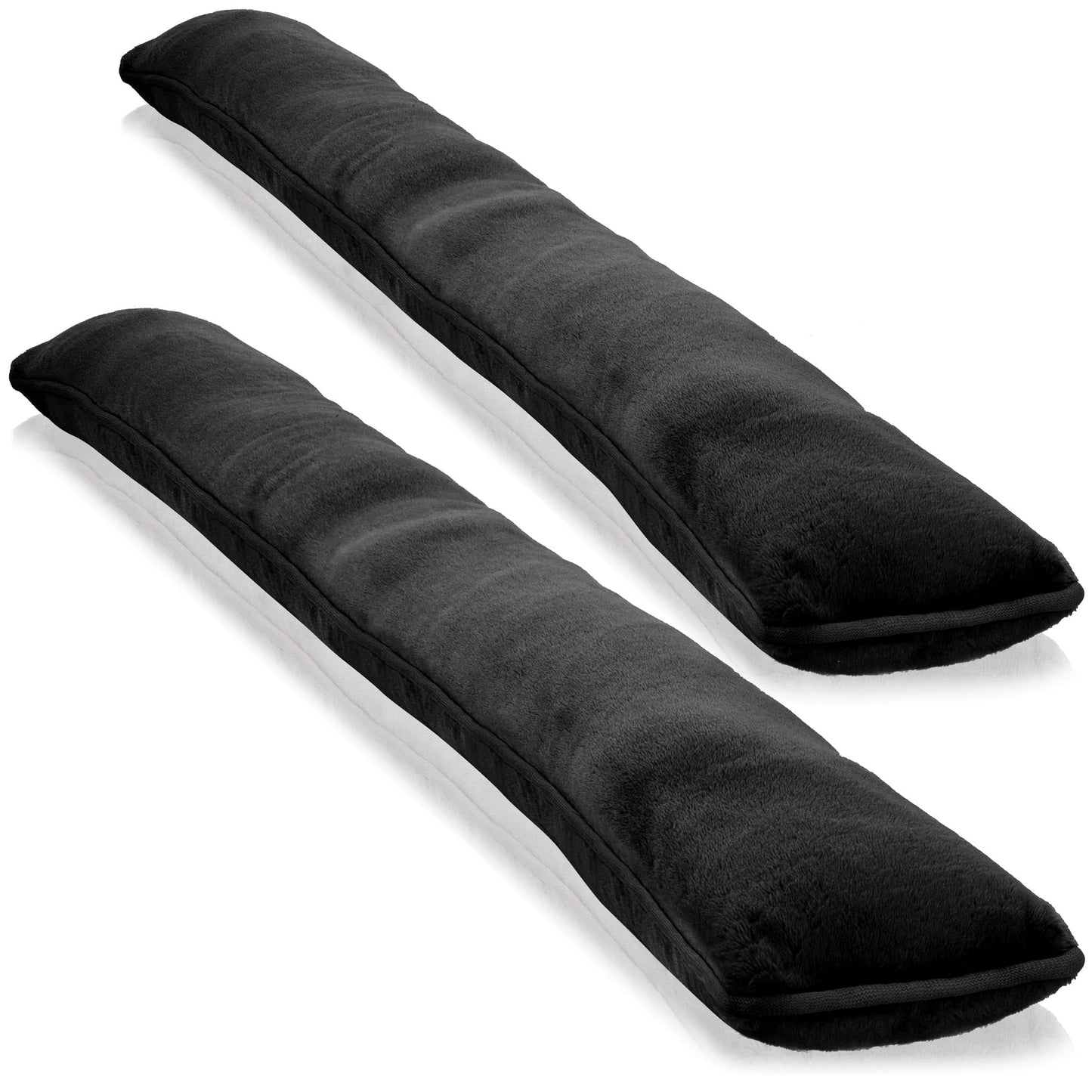 Zugluftstopper Set, 02 Stück - Schwarz