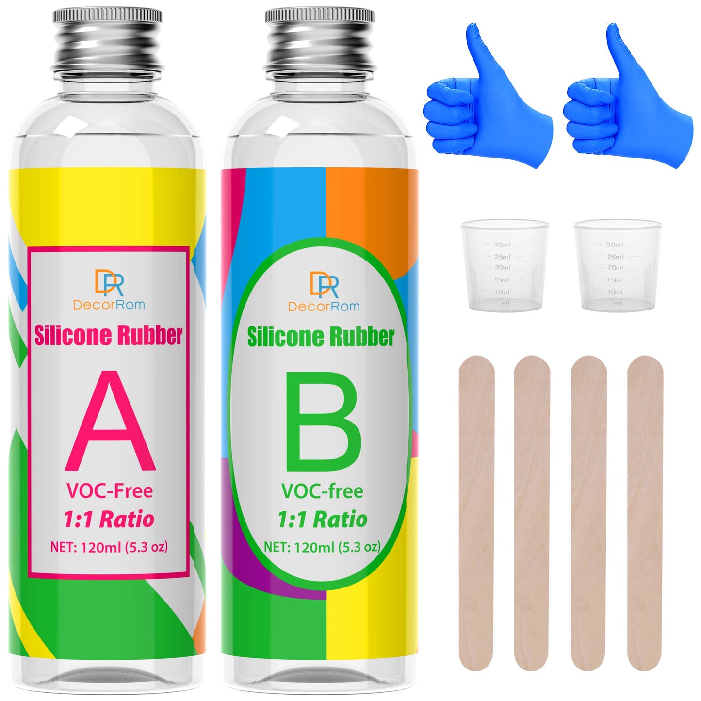Flüssig-Silikon für Formherstellung, 240ml - Durchsichtig