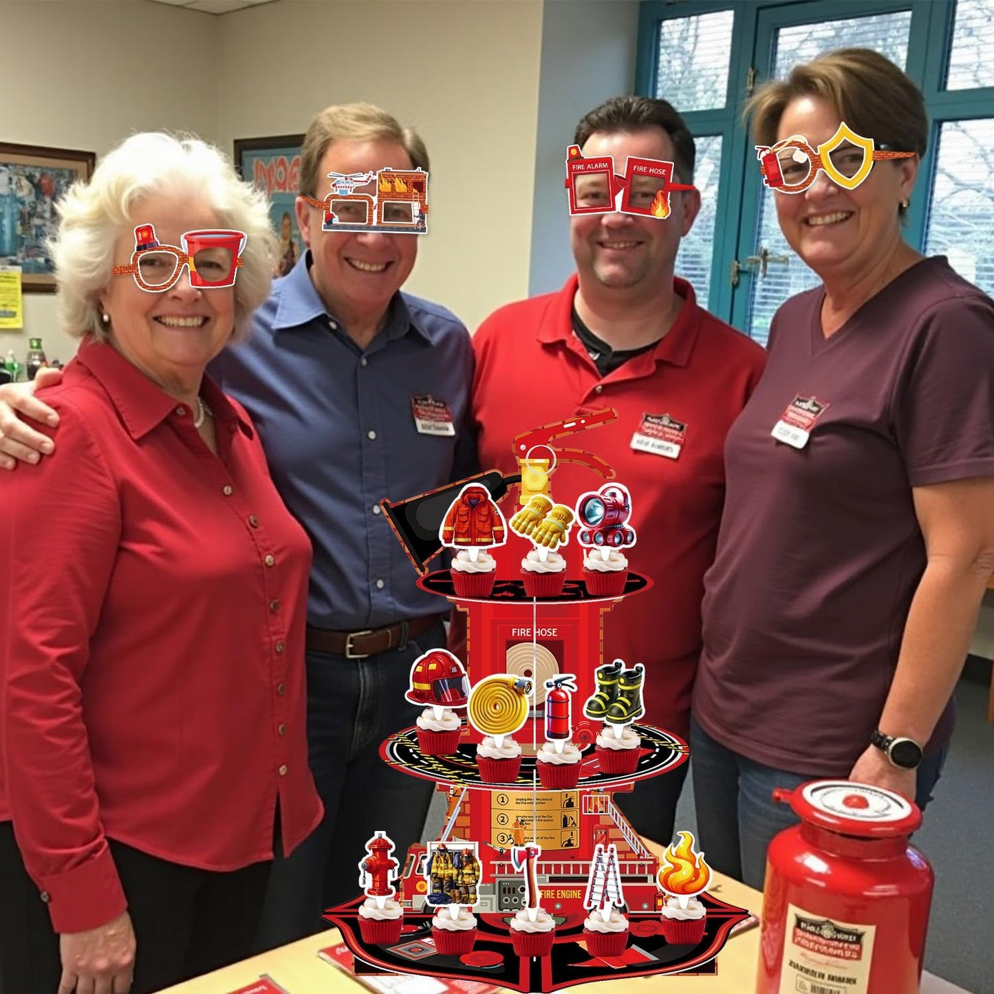 Dreistufiger Feuerwehr Kuchenständer