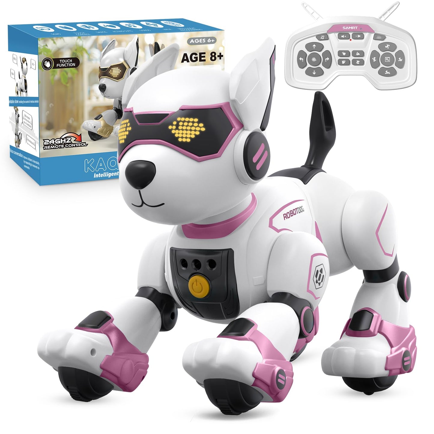 Programmierbarer Roboterhund mit Sprach- und Gestensteuerung