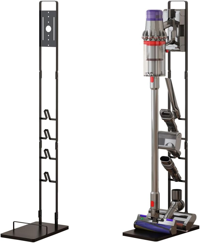 Staubsaugerständer für Dyson, Schwarz