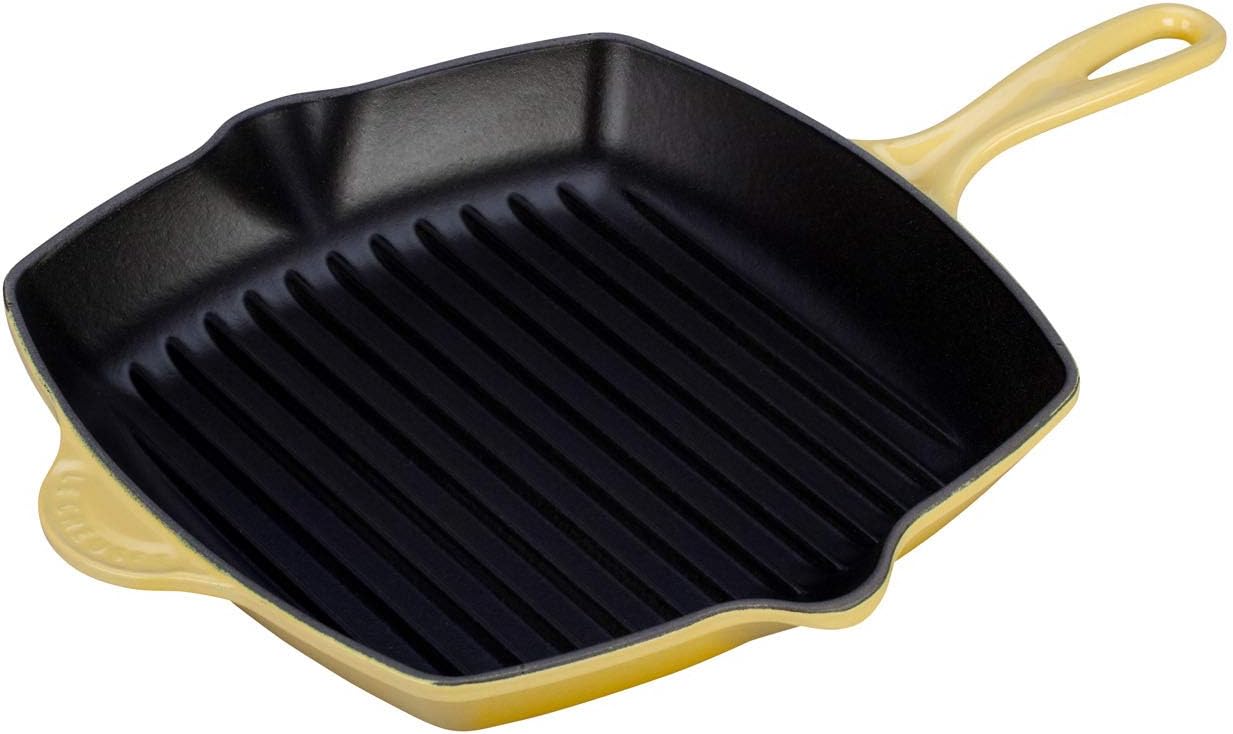 Quadratische Gusseisen-Grillpfanne, Citrus