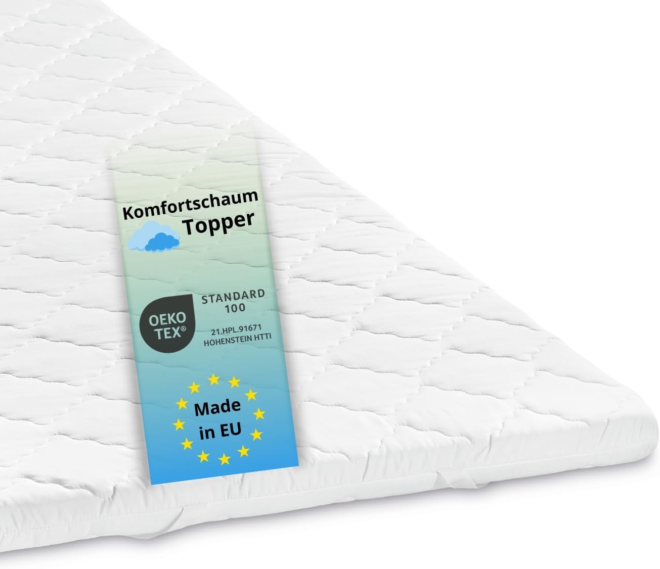 Komfortschaum Matratzentopper, Komfortschaum 80 x 200