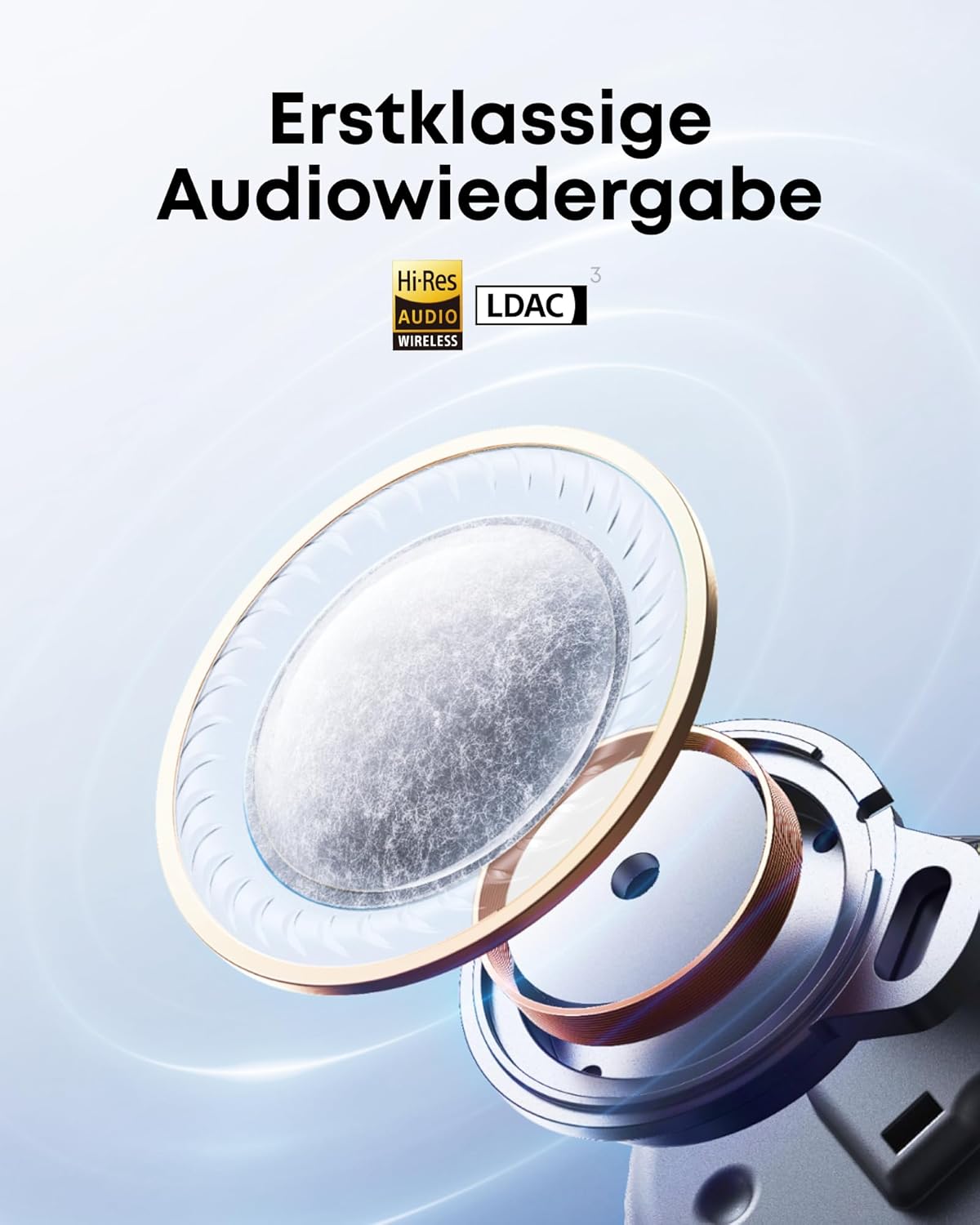 Liberty 5 Kabellose Earbuds mit Noise Cancelling, Tinten-Schwarz