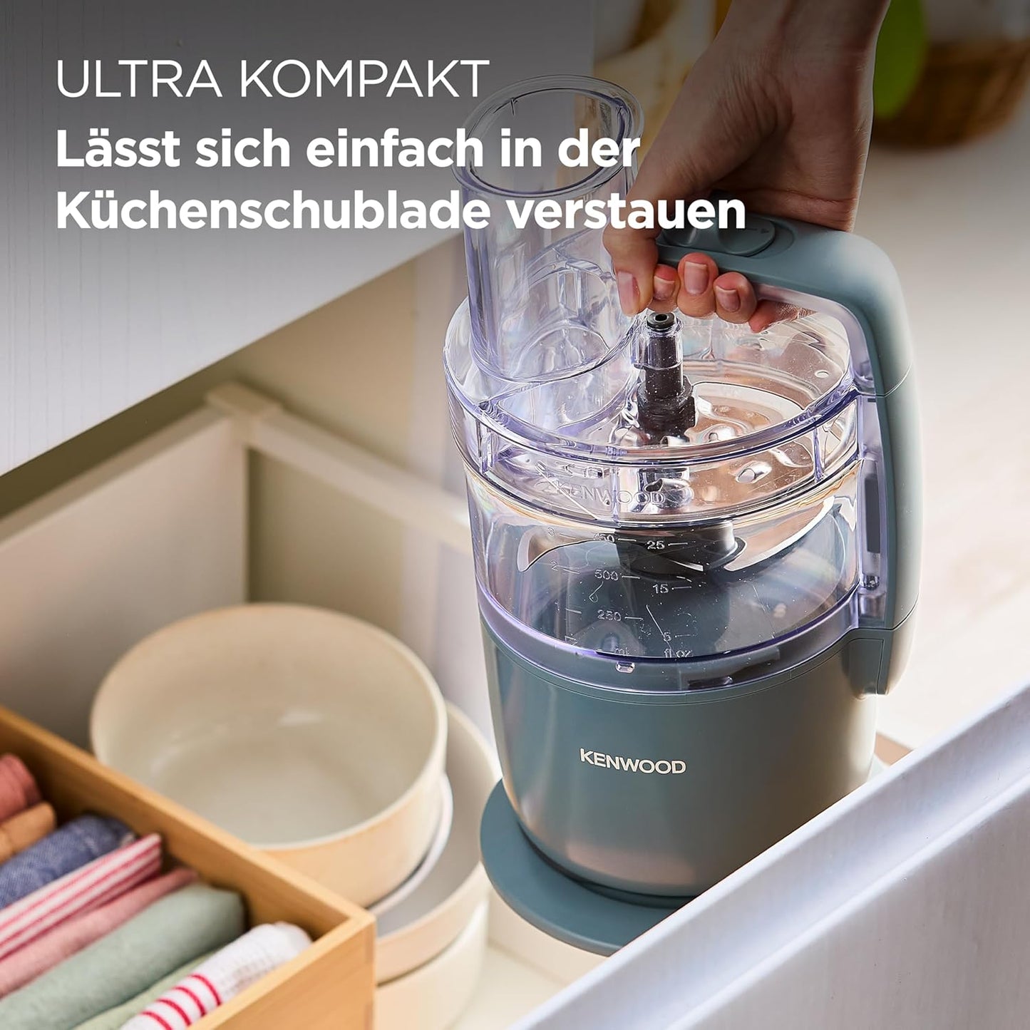 MultiPro Go - Kompakt-Küchenmaschine, Express Serve Grau