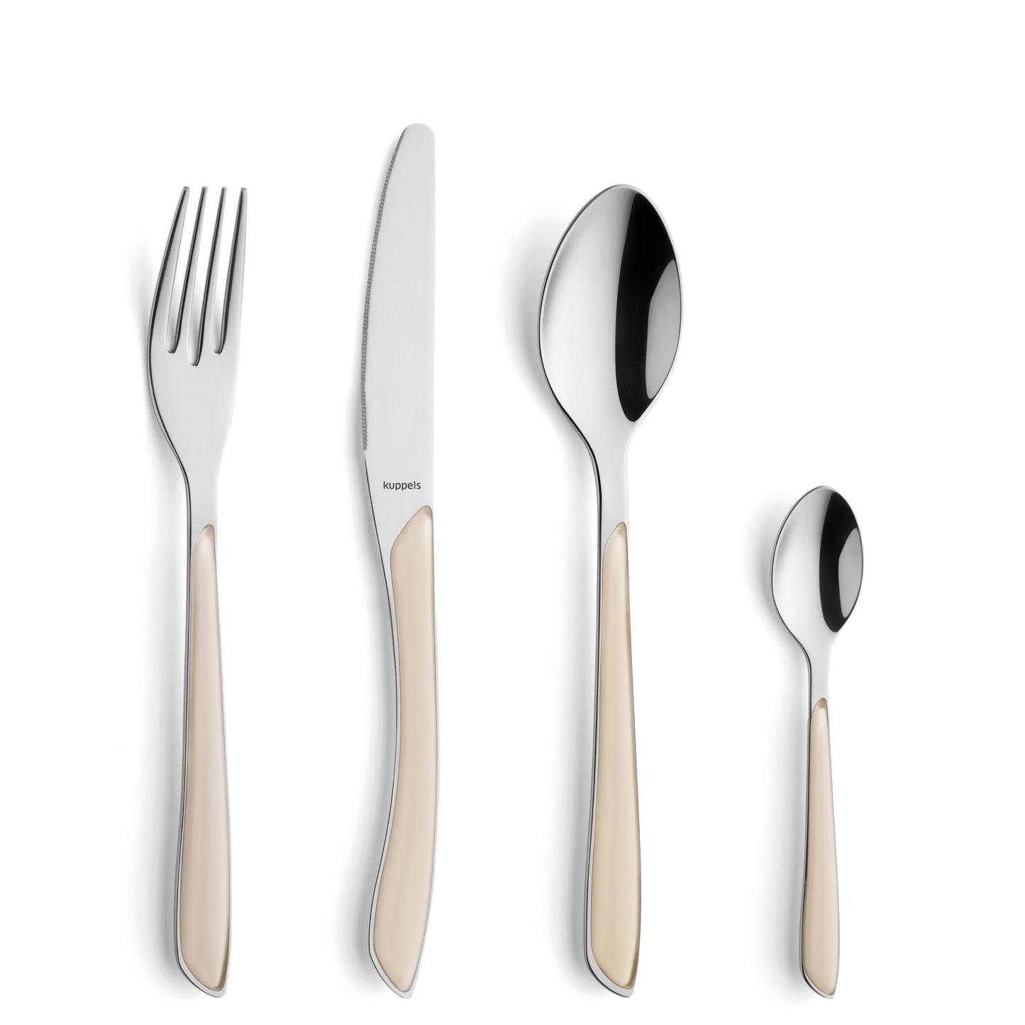 Prisma Besteckset für 6 Personen, 24-teilig Baumwoll-weiss | 24-teilig