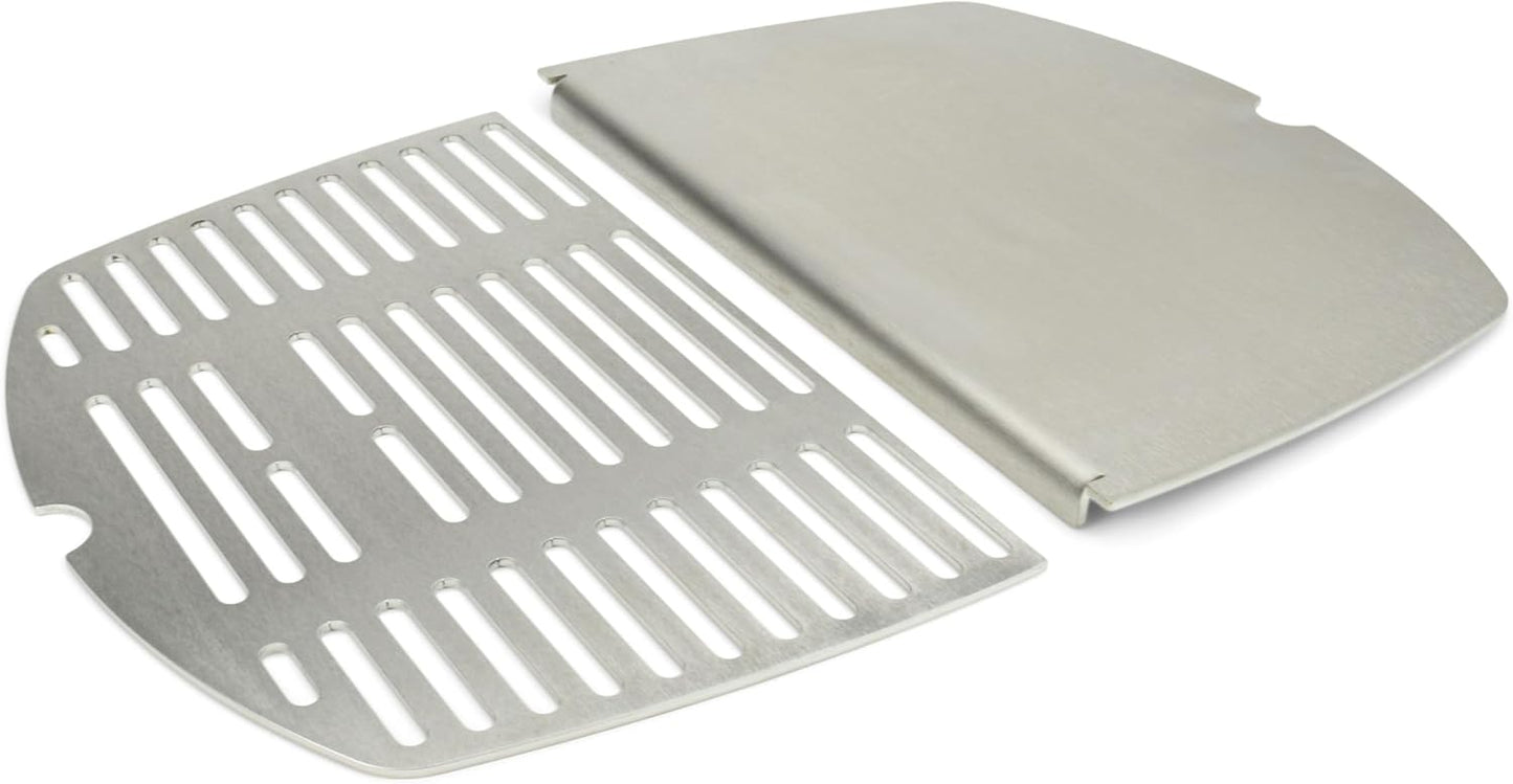 2-teiliger Grillrost für Weber Q200/2000, Grillrost Q200/Q2000