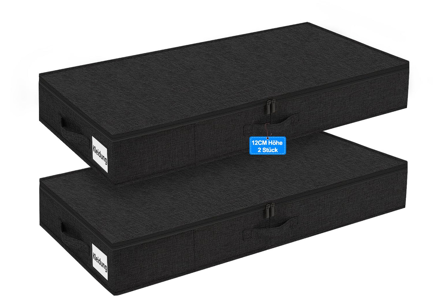 Unterbett-Aufbewahrungsboxen Set, Eisenhaltig